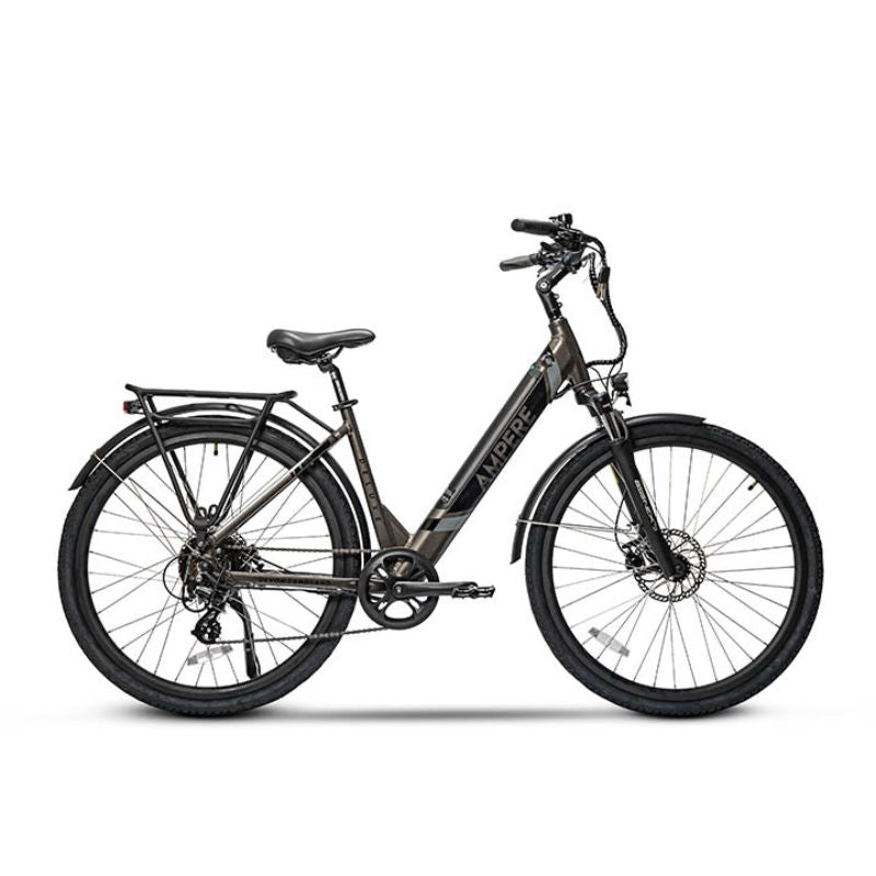 Ampere Deluxe Step Through Bike - Grey