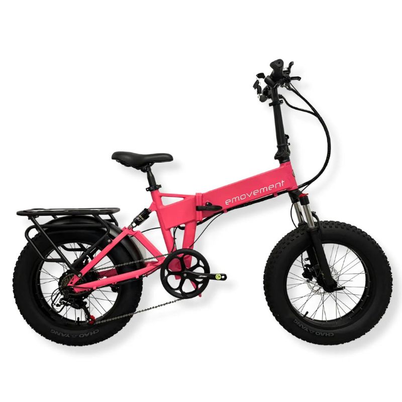 panther e bike damen E-Movement Panther v4.2 Fat Tyre Folding Electric Bike 500W
