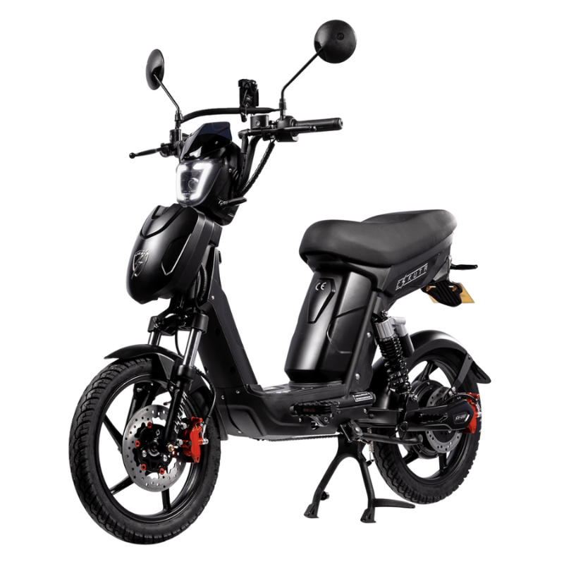 Illustration of Eco Friendly Electric Mopeds