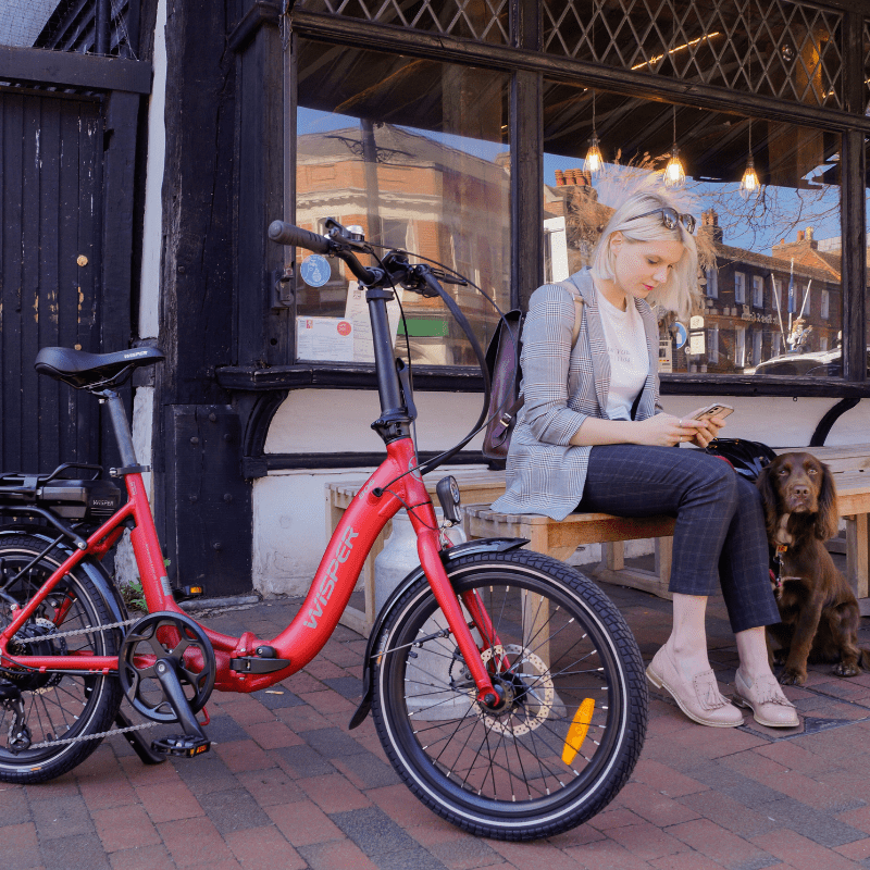 Wisper 806 Low Step Folding Electric Bike Eco Bike Co