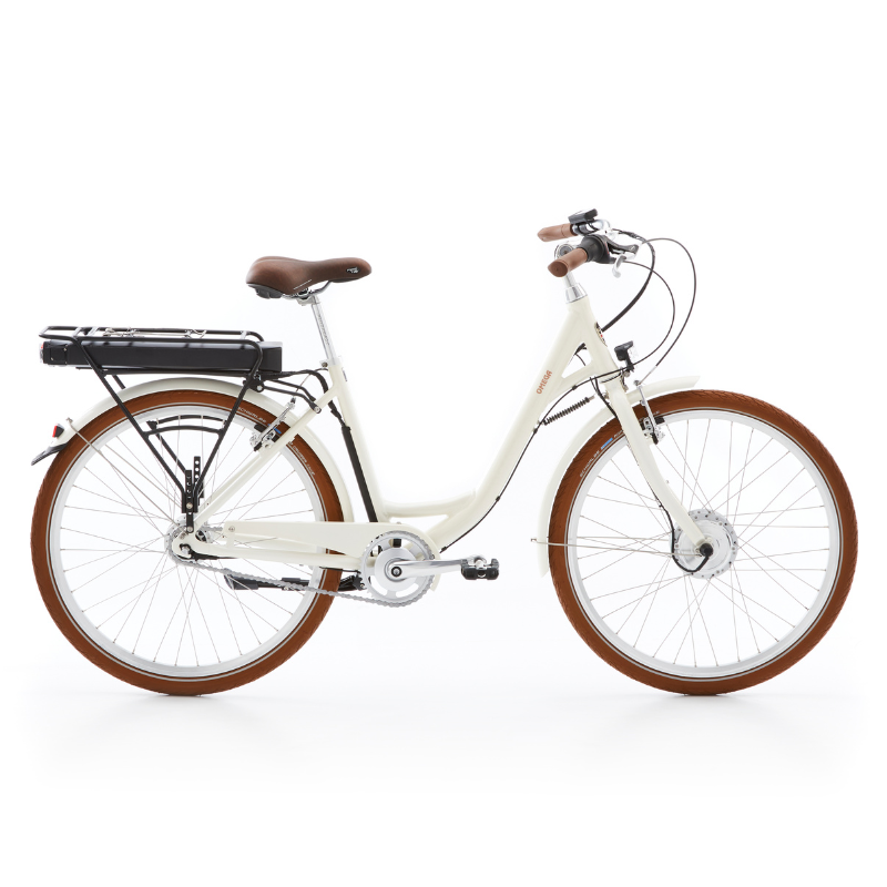 e bike damen weiss retro Batribike Omega Dutch Style Step Through Electric Bike