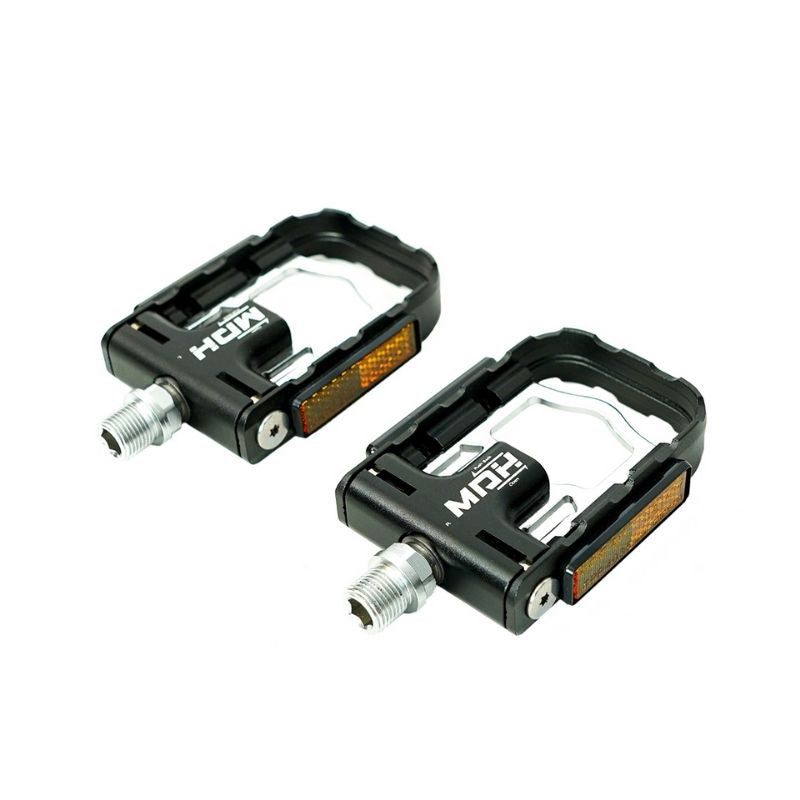 folding spd pedals MiRIDER One Lightweight Quick Folding Alloy Pedals Upgrade – Eco Bike Co