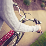 RooDog Polka Dot Women's Step Through Electric Bike