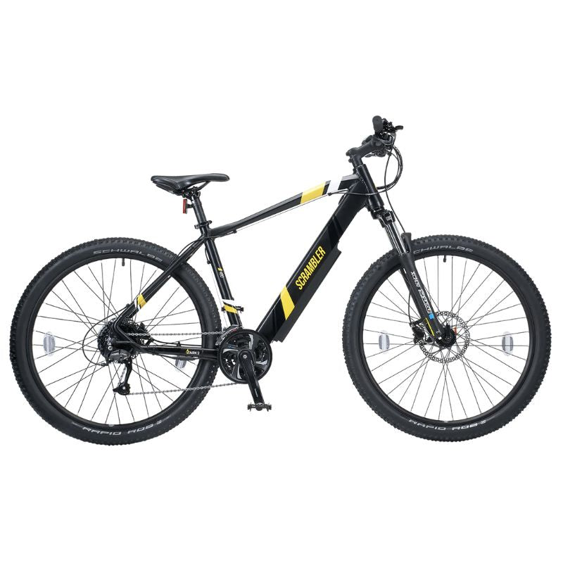scrambler electric bicycle HBBC DTR 20" Fat Tire eBike Flat Black speed Mega What Is a Scrambler Electric