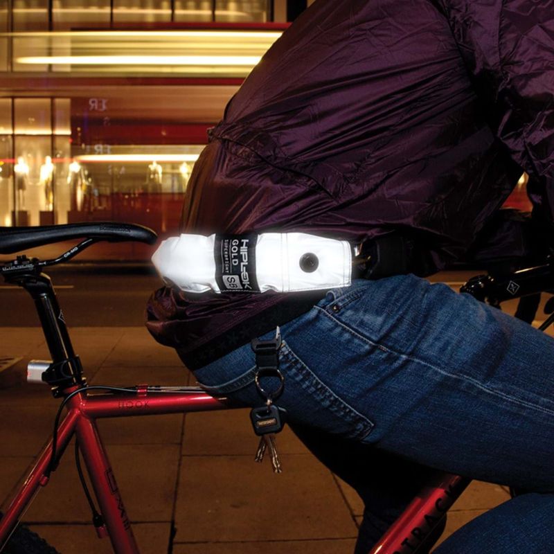 Bike Lock Hiplok Superbright Gold Hiplok Gold Wearable Chain Lock